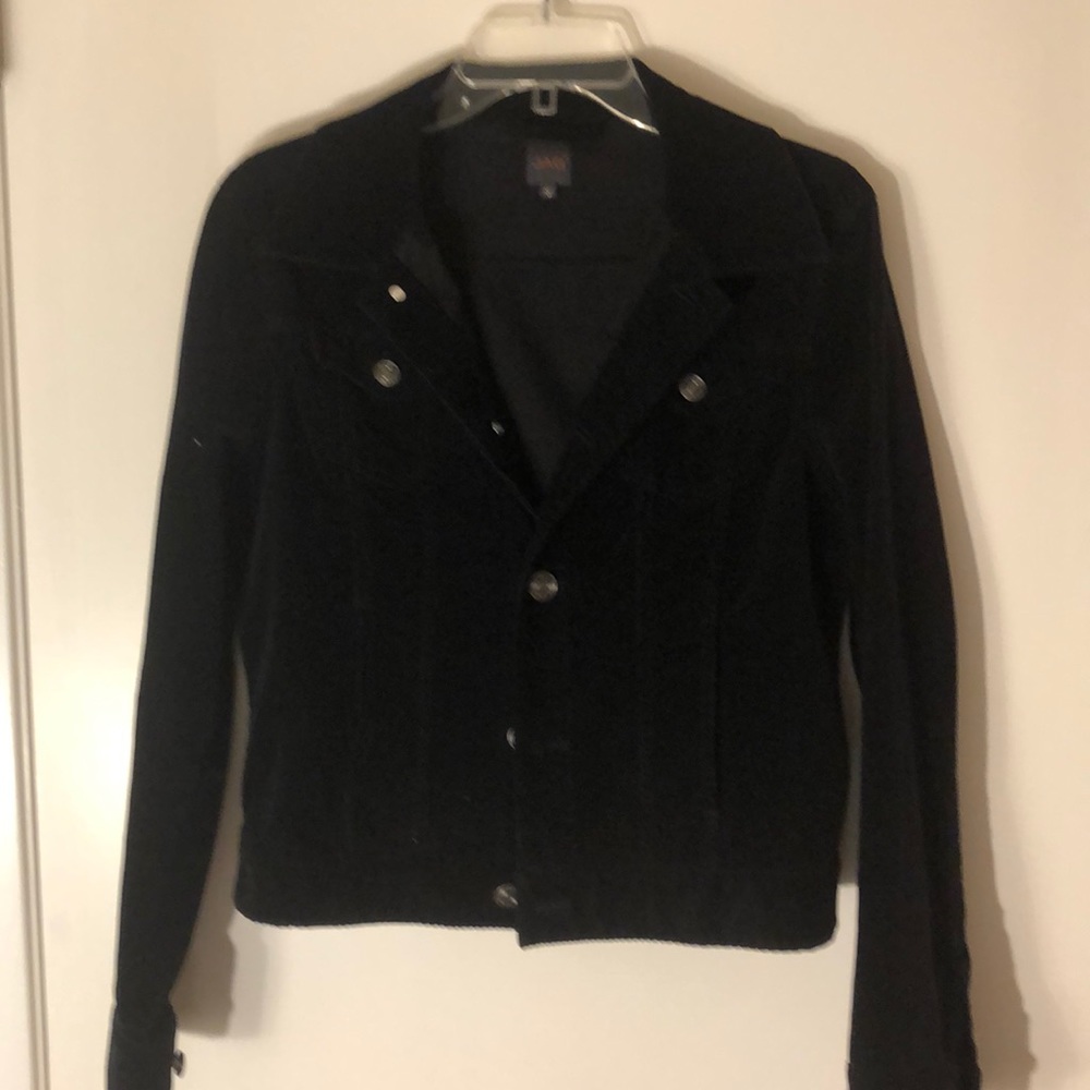 Courderoy jacket. Black. Small. Super cute & warm